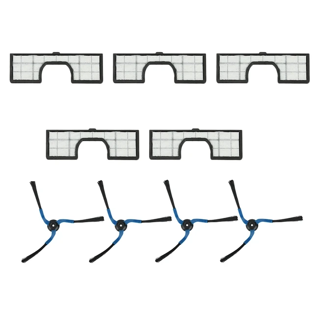 5X Filter + 4X Side Brush For Samsung Navibot SR8751, SR8752,SR8759,VC  RM72VR Vacuum Cleaner Replacement Parts|Vacuum Cleaner Parts| - AliExpress