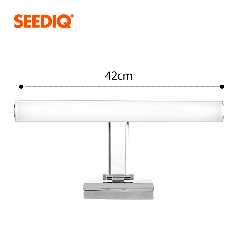  Modern Led Mirror Light Wall Lamp Bathroom 12W 42CM AC 90-265V Stainless steel Waterproof Led Wall  - 4000059674521