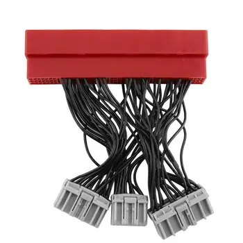 

WH006B Car Vehicle OBD2B To OBD1 Traffic Computer Harness Durable Replace ECU Jumper Conversion Protable Wiring Wire Harness