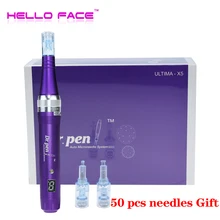 Dr.pen Ultima X5 50 pcs Microneedles Professional Wireless Derma Pen Meso Microneedling Pen Screw Cartridge Tip Kit Lovers Gift
