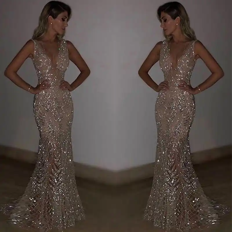 sparkly dress maxi