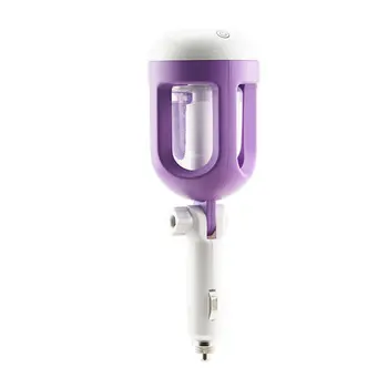 

Mini Car Aroma Humidifier Car Charger Spray Purifier Negative Ion Air Purifier Car Humidifier Artifact