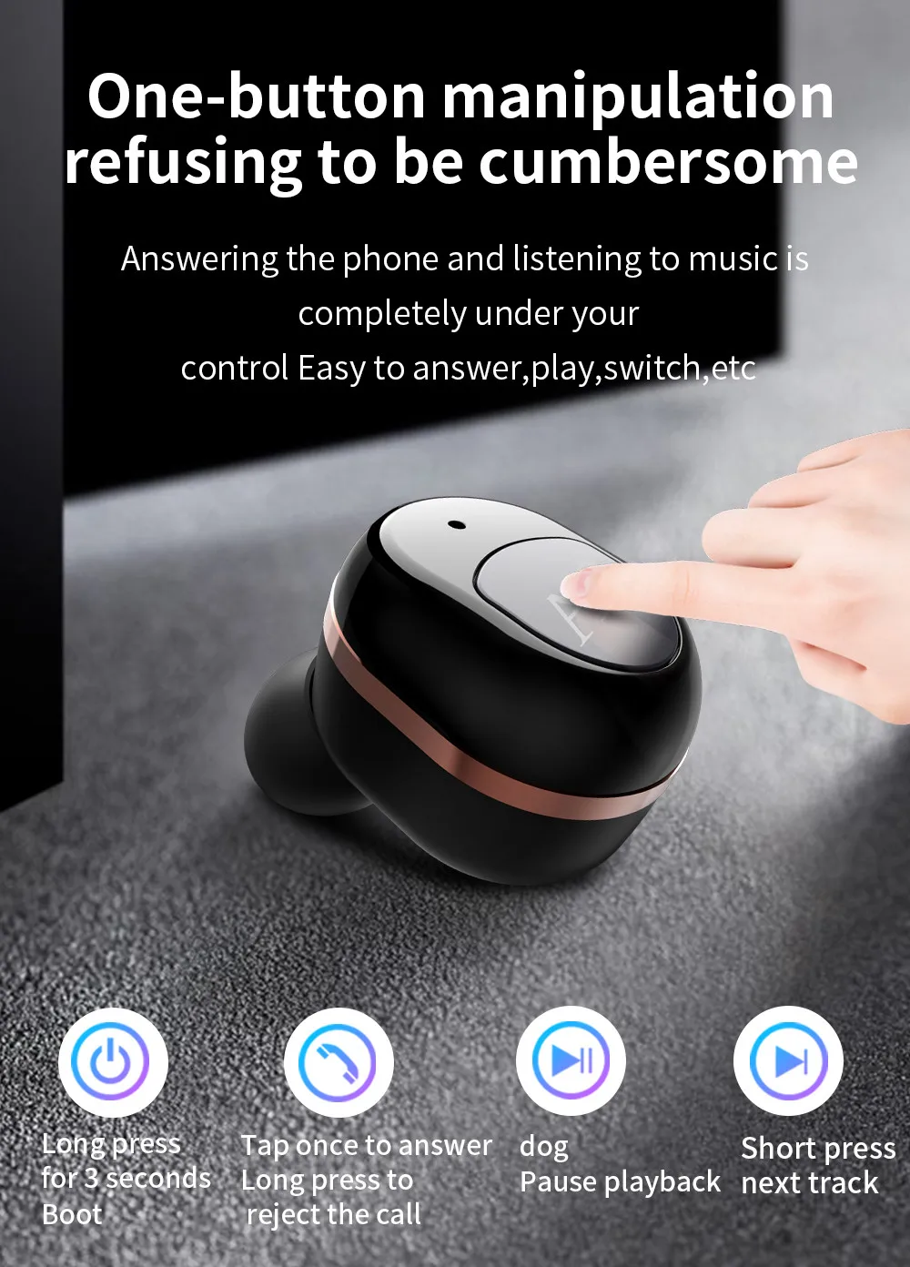 A3 TWS Bluetooth наушники IPX5 водонепроницаемые мини портативные беспроводные наушники HIFI вкладыши для IOS Android телефон для Xaiomi huawei