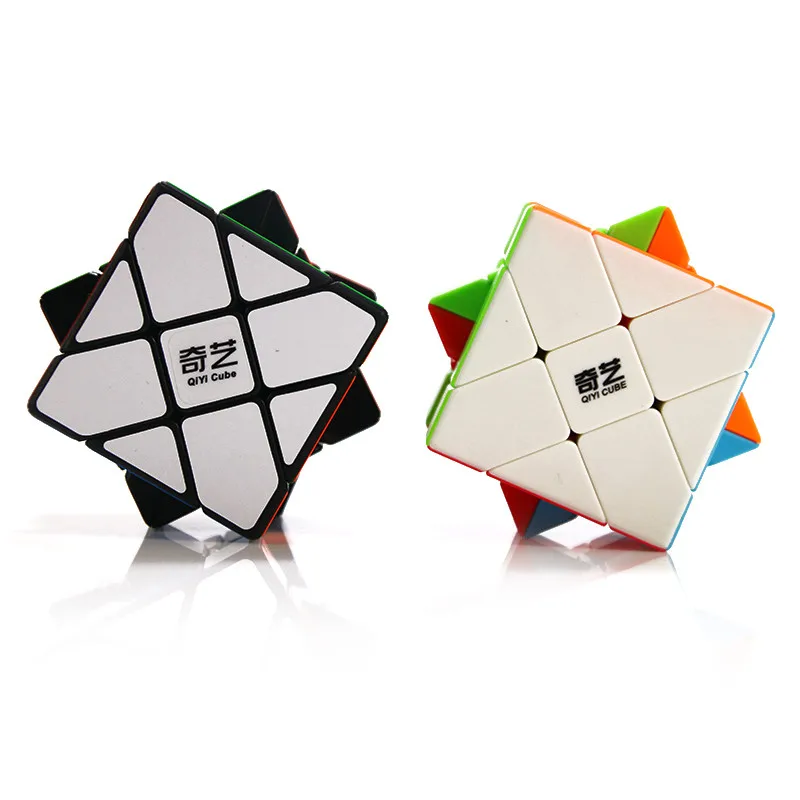 Qiyi Neo cube 3X3X3 движущаяся кромка, волшебные кубики Fisher, скоростные пазлы, Обучающие антистрессовые игрушки для детей, взрослых, подарок