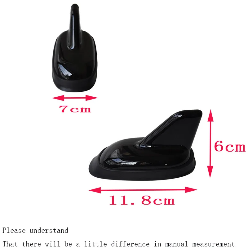 Amélioration du signal universel de voiture Shark Fin Antenne Auto Toit Fm  / am Radio Remplacement aérien pour Bmw / honda / toyota / hyundai / kia /  etc