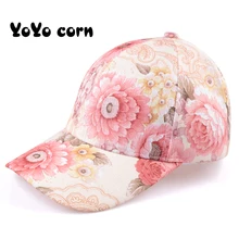 YOYOCORN Женская кепка с вышитыми бабочками и цветами женские солнечные шляпы девушки Повседневная Бейсболка s Женская Бейсболка зима осень