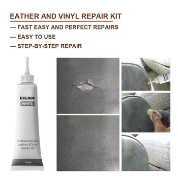 

1pcs Advanced Leather Repair Gel 20ml Car Interior Home Leather Repair Cream Leather Complementary Color Repair Cream Agent