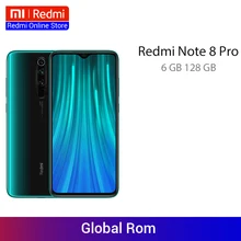 Глобальная версия ПЗУ, Xiaomi Redmi Note 8 Pro, 6 ГБ ОЗУ, 128 Гб ПЗУ, 64 мп, четыре камеры MTK Helio G90T, смартфон, 4500 мАч, QC3.0