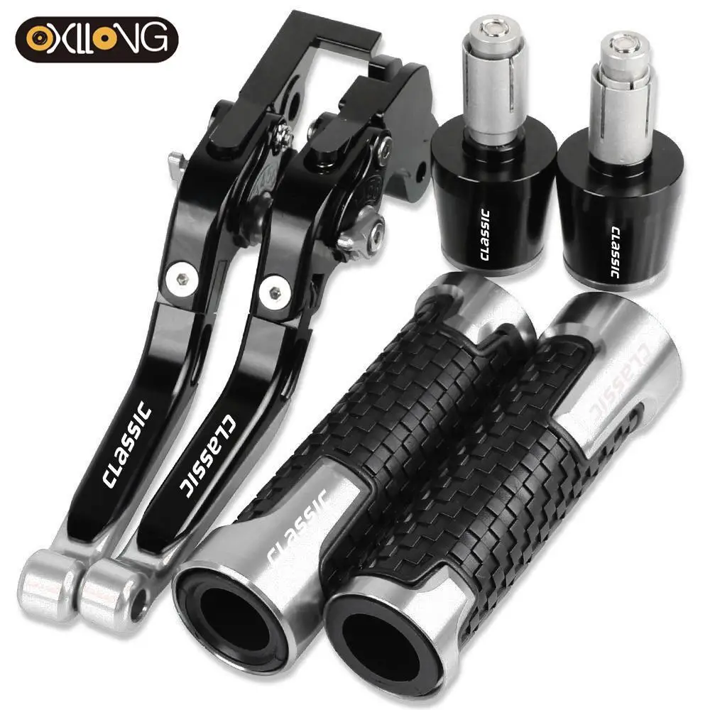 

V7 Classic Motorcycle Brake Clutch Levers Handlebar Hand Grips ends For MOTO GUZZI V7Classic 2008 2009 2010 2011 2012-2016