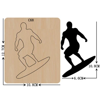 

New surf Wooden die Scrapbooking C-68 Cutting Dies