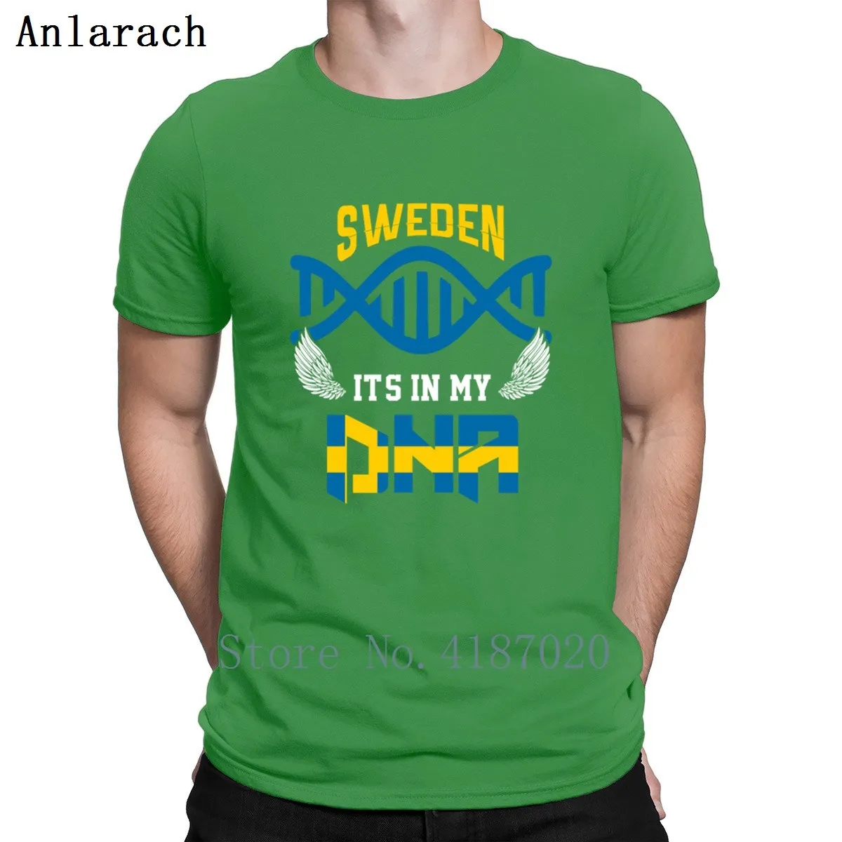 Футболка Sweden Is My Dna, базовая одноцветная, размер S-3xl, индивидуальная, смешная футболка для мужчин, с рисунком, в стиле хип-хоп, со слоганом