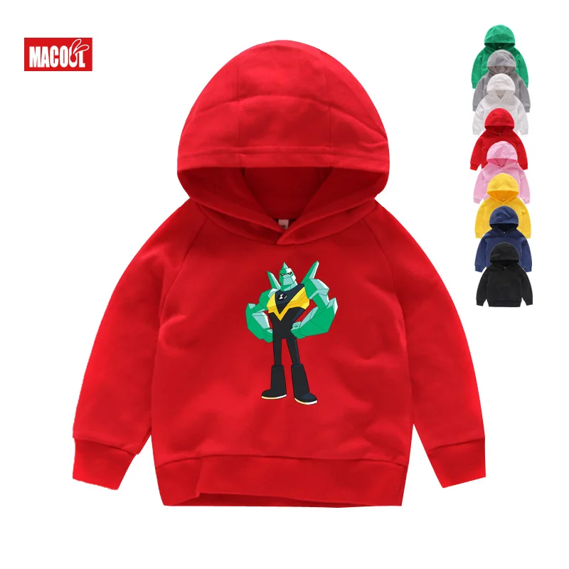 Новинка; детские толстовки с капюшоном Omnitrix Ben 10; детские толстовки с капюшоном; толстовки и свитшоты для малышей; толстовки с героями мультфильмов для мальчиков и девочек - Цвет: Kids Hoodies