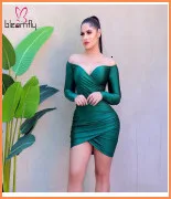 Женское платье миди размера плюс Xl~ 5xl с камуфляжным принтом, повседневные платья с длинным рукавом и круглым вырезом, Клубные вечерние платья длиной до колена, свободные платья