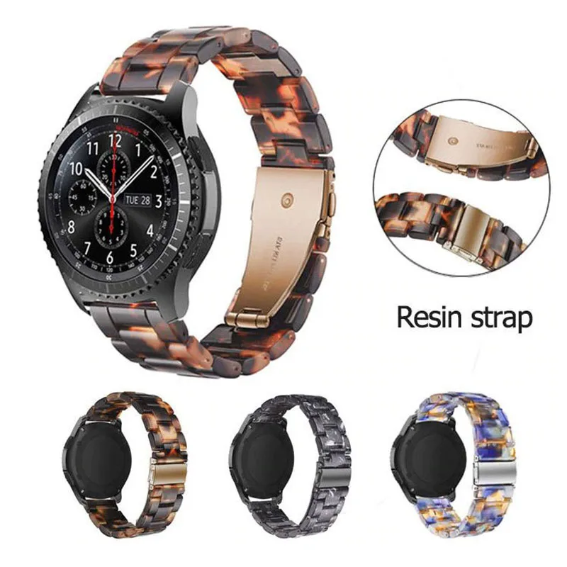 Ремешок сменный резиновый для наручных часов браслет Samsung Galaxy watch 42 мм 46 Active 2 Gear S3