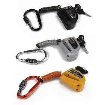 

Motorcycle Helmet Lock Anti-theft Rope Bike Mountain Bike Disc Brake Lock Padlock Password Lock Elastic Rope Lock
