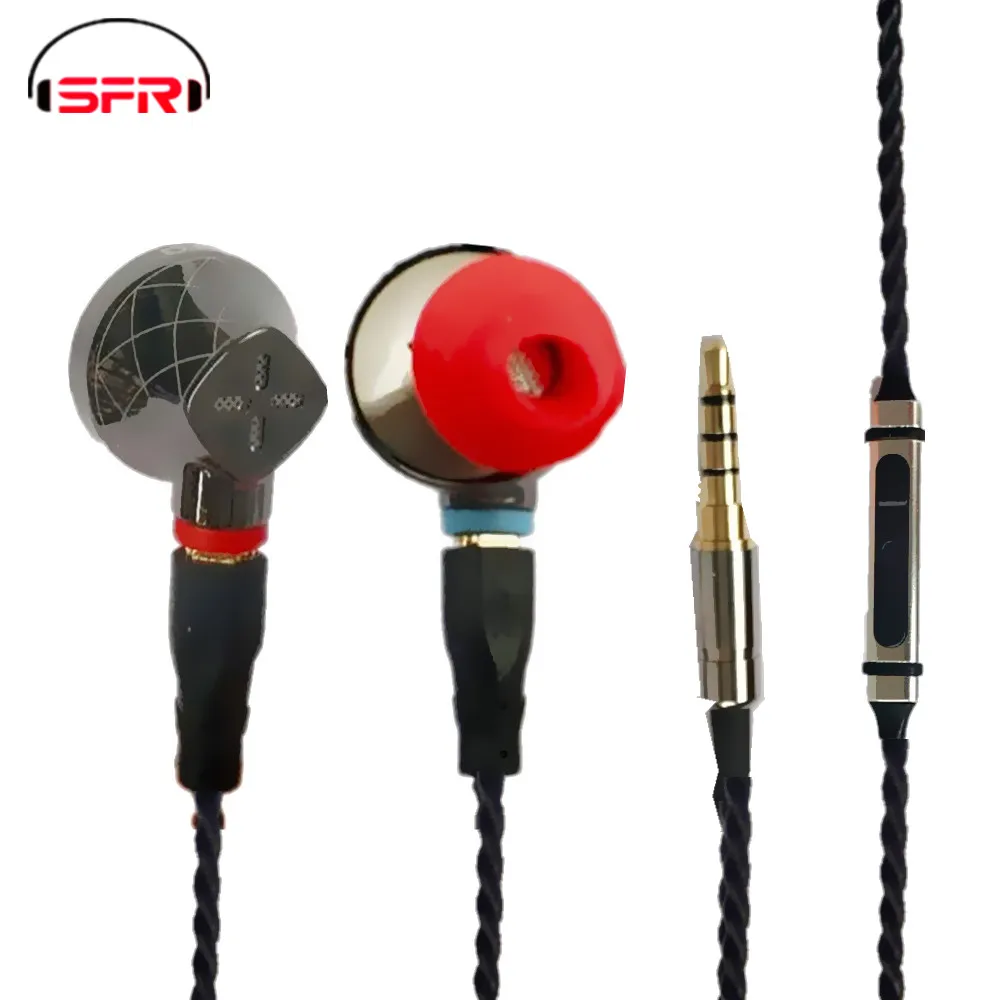 

24h Ship SENFER DT6 1DD 1BA Hybrid In Ear Earphone HIFI Running Sports Earplug Earbud Detachable Cable PT25 PT15 DT8 T2 ZST IE80