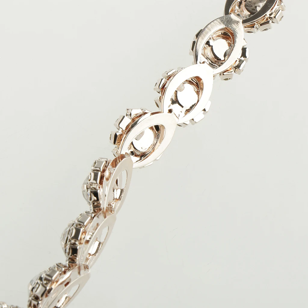 Crystal Bridal Sash Rhinestone Bridal Beaded Wedding Waist Belt Belly Chain, Dress Accessories