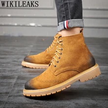 Ботинки из натуральной кожи; мужские ботинки-дезерты; ботильоны; Мужская обувь+ Мужская официальная обувь; bota motociclista heren schoenen buty meskie