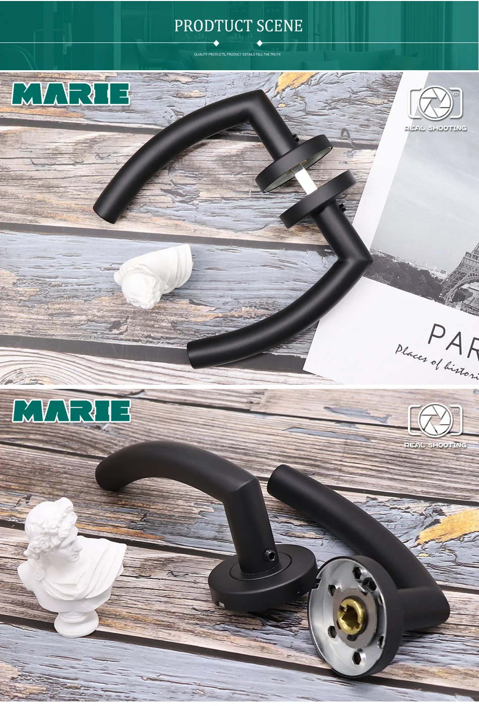 LH1007-Black-Color-Stainless-Steel-Half-Dummy-Door-Knob-For-Interior-Door-Lever-Brushed-Nickel-Door-Handle_07