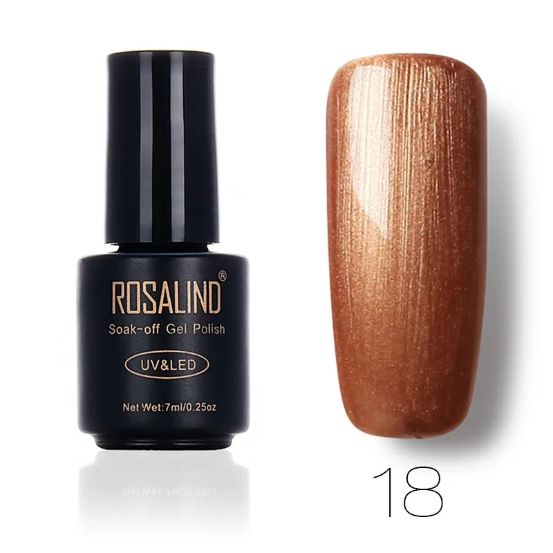 18 ROSALIND 58 разноцветный Гель-лак для ногтей лак 7 мл Полупостоянный гель лак удаляющийся замачиванием Гель-лак для ногтей Маникюр УФ-гель для ногтей TSLM1 - Цвет: 18