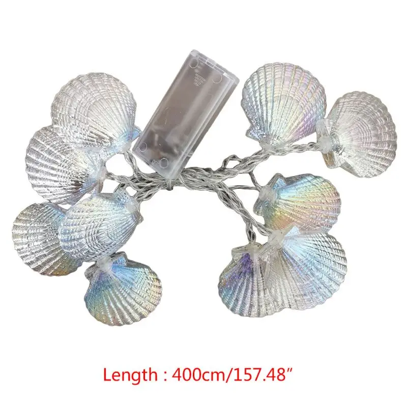 Seashell Starfish Conch Light String LED 3000K Warm White Garland Lights | Лампы и освещение