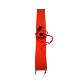 

120V 150W 100*1200*1.5mm Silicone rubber heater for drum dial thermostat on pad 1000mm lead wire