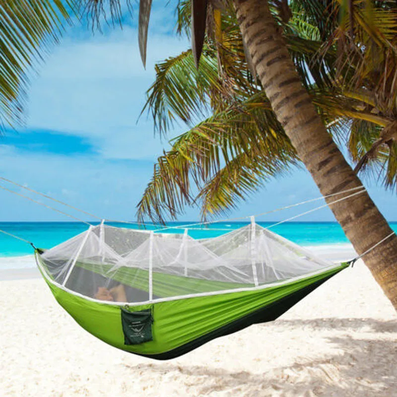 Creative Outdoor Mosquito Net Hammock Portable Double Hammock with Mosquito Net for Camping Trips Outdoors New