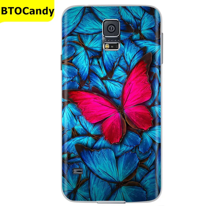 For Samsung Galaxy S5 Case S5 Mini Silicone Soft Tpu Back Case on For Samsung Galaxy S5 S 5 Neo I9600 SM-G900F Phone Shell Coque cell phone pouch with strap Cases & Covers