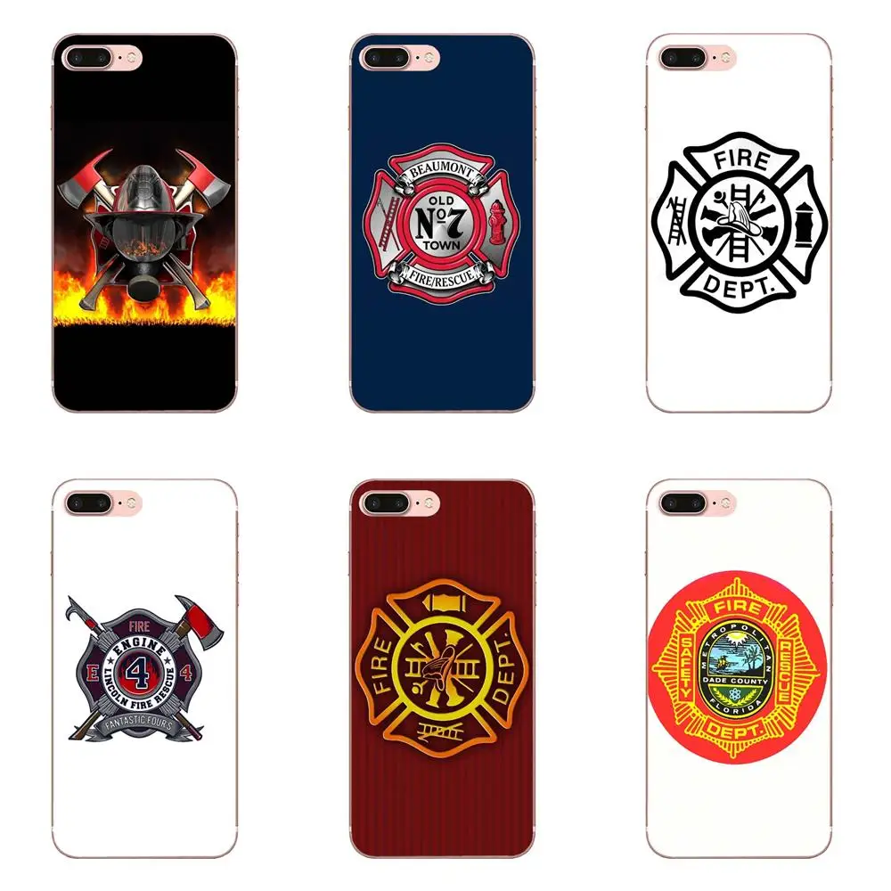 For Galaxy J1 J2 J3 J330 J4 J5 J6 J7 J730 J8 2015 2016 2017 2018 mini Pro TPU Stylish Case Fire Department Fd Logo | Мобильные