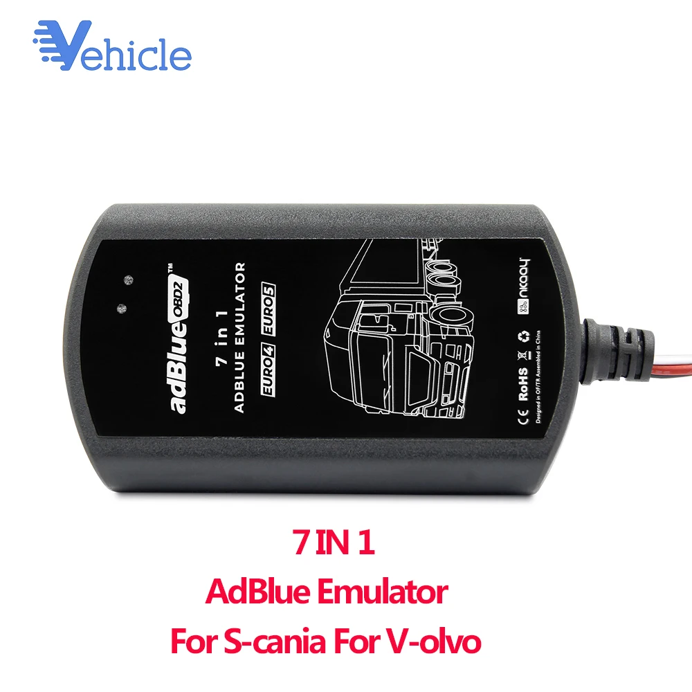 Полная версия чипа Adblue 7 в 1 эмулятор 7in1 Евро 4/5 грузовик для BENZ/DAF для грузовика Scania для грузовиков Volvo эмулятор 7in1 коробка