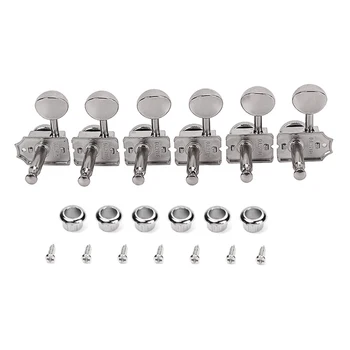 

6PCS Guitar Pegs Right Side Metal High Quliaty Tuning Key Tuning Peg for Bass