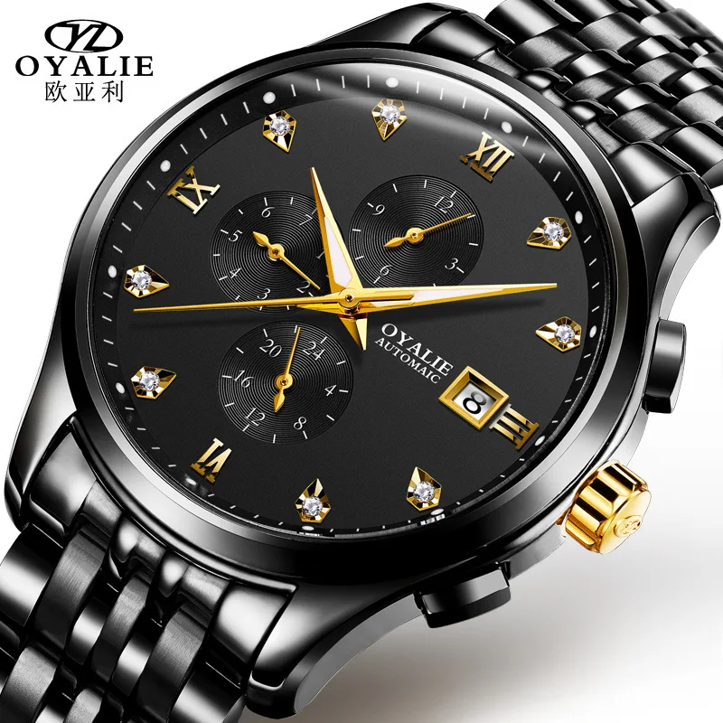 

OYALIE Watch Multi-functional Waterproof Fully Automatic Analog Watch Business MEN'S Watch