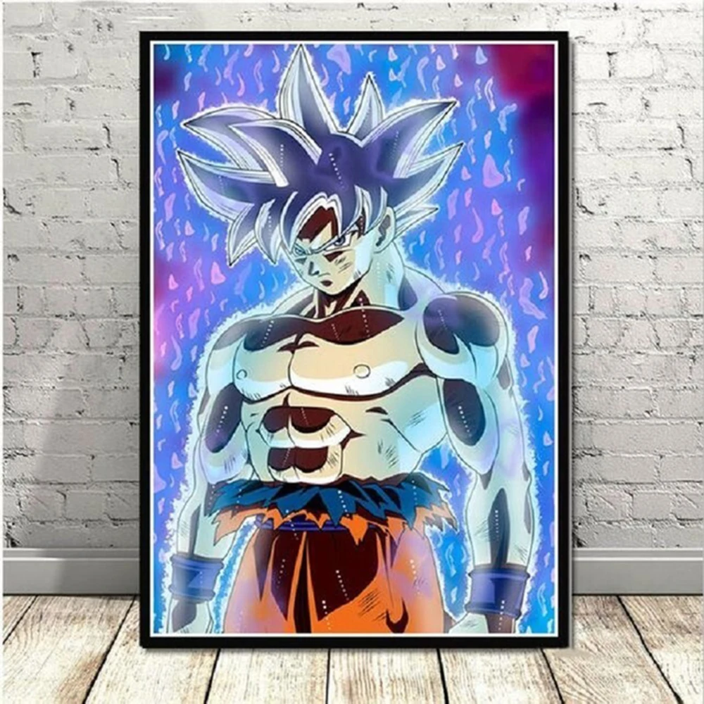 Japanese Anime Dragon Ball Goku Poster Picture Modular HD 5D Diamond Pattern Rhinestone Diamond Painting Cross Stitch Embroidery 