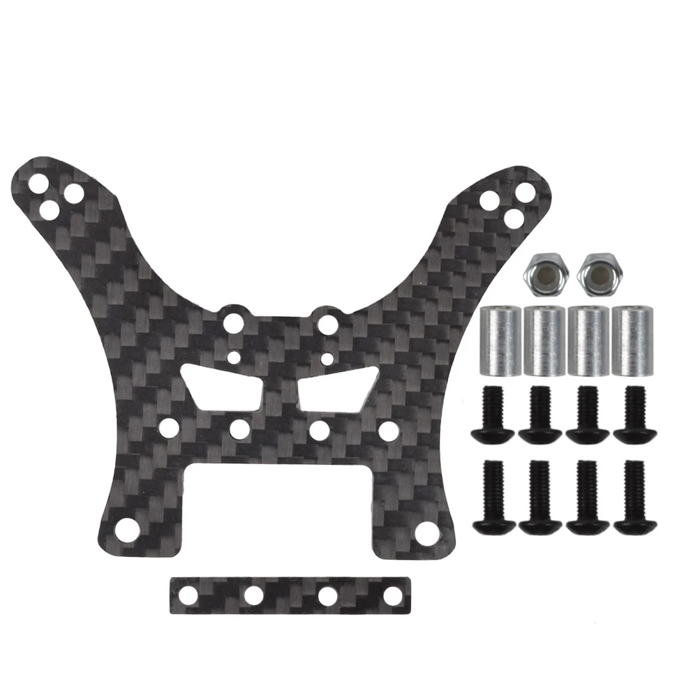 Df02 Carbon Fiber Rear Damper Stay For Tamiya Df 02 Rc Buggy Chassis Upgrades Parts Accs Aliexpress