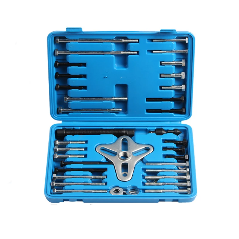 46Pcs Harmonische Balancer Kit Gear Puller Stuurwiel Krukas Katrol Juk