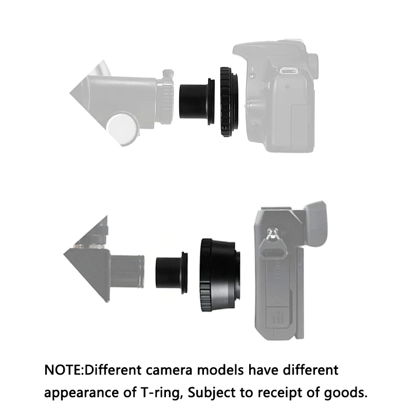 StarDikor 1.25 Inch Telescope Camera Adapter To Camera Accessory For Canon Nikon Sony Pentax Olympus Fuji Samsung Panasonic 6