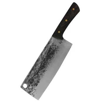 

Forged Chinese Chopping Knife Camping Serbian Chef Knife Handmade Full Tang Sliced Chef Kitchen Butcher Nakiri Chopper Knife