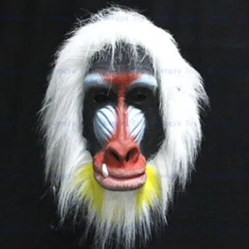 

Funny Realistic Hot Selling Cosplay Fancy Dress Latex Animal Carnival Gorilla Baboon Mask