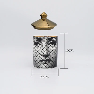 5 Ручка для макияжа, баночка, держатель для кистей Fornasetti, подсвечник, Ювелирное Украшение, баночка для хранения макияжа, керамические изделия, украшение для дома, держатель для ручек - Цвет: 5
