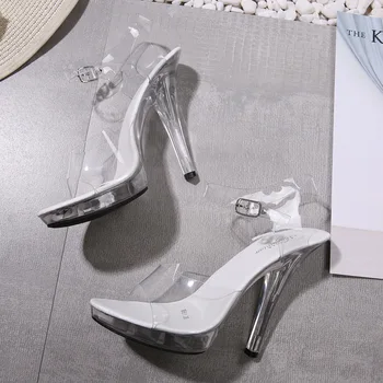 

Centimeter Crystal With Slipper Woman Platform Non-slip Sexy