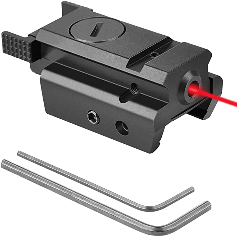 Red Dot Laser Sight Tactical 20mm Standard Picatinny Weaver Rail for Pistol Handgun Gun Rifle Pointer Air Soft Optic | Спорт и