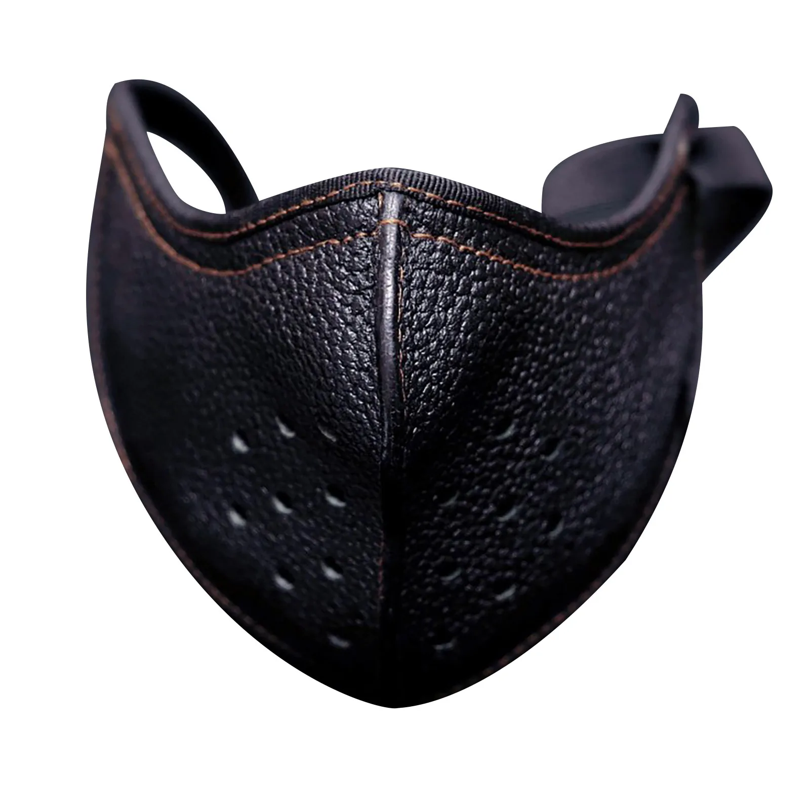1PC Punk Leather Mouth Face Mask Motorcycle Biker Half Face Mask Anti-Dust Windproof Sport Muffle Reusable Outdoor