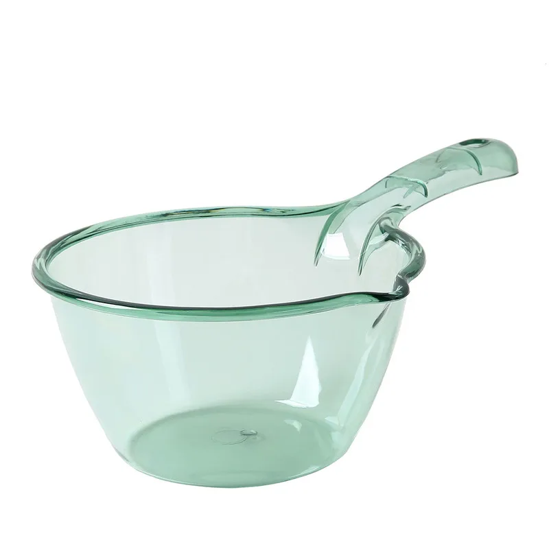 Unbreakable kitchen water scoop household long handle plastic large creative deepening thick water scoop