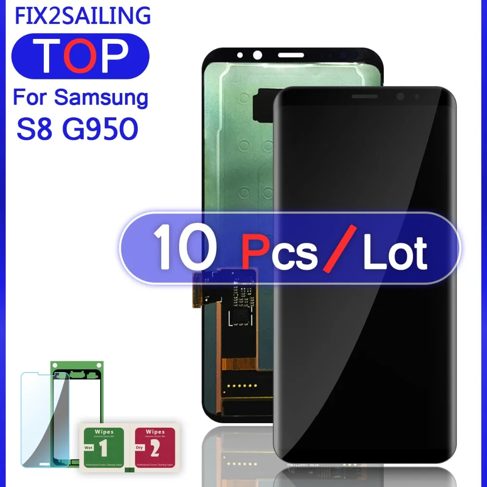ЖК-дисплей S8 Plus для samsung Galaxy S8 Plus G955 G955F G955A G955T G9550 Super AMOLED, ЖК-дисплей, протестированный на, сенсорный экран в сборе