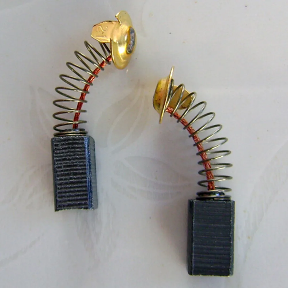ZLinKJ 10 шт. 6,5x7,5x13,5 мм Мини дрель Замена для электрической мясорубки угольные щетки запасные части для электродвигателей роторный инструмент