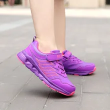 Осенняя Брендовая детская обувь, Нескользящие Детские Кроссовки для мальчика, Модные дышащие кроссовки для девочек, повседневная спортивная обувь