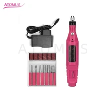 Новинка, 1 набор, дрель для ногтей, профессиональный электрический набор, машинка для маникюра, ручка для дизайна ногтей, педикюр, пилка для ногтей, инструменты, аксессуары для ногтей