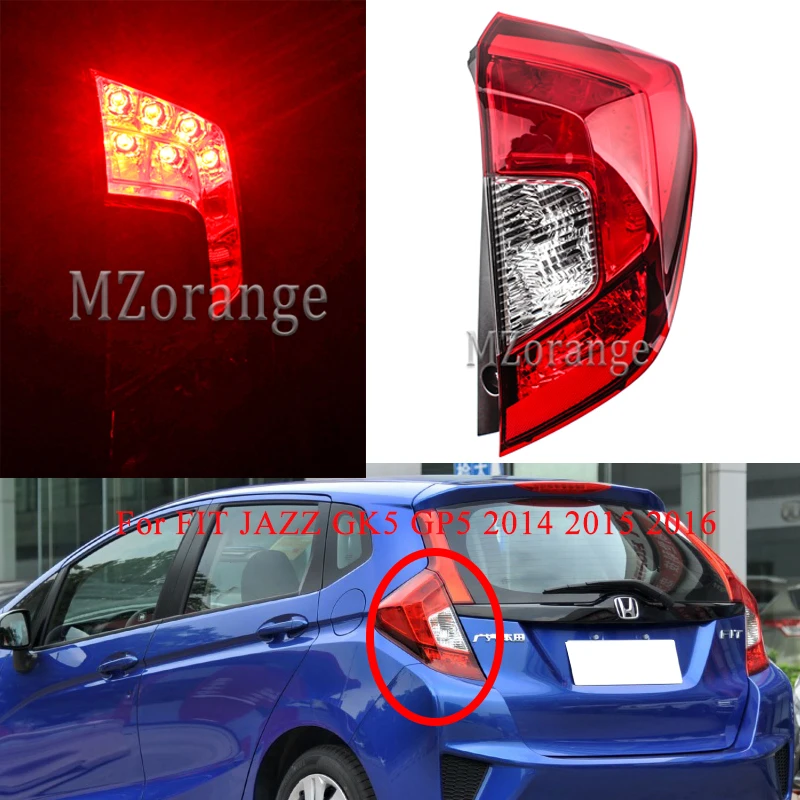 

For FIT JAZZ GK5 GP5 2014 2015 2016 33550-T5A-G02 33500-T5A-G02 33550T5AG02 Rear Tail Light Brake Light Rear Bumper Light Stop