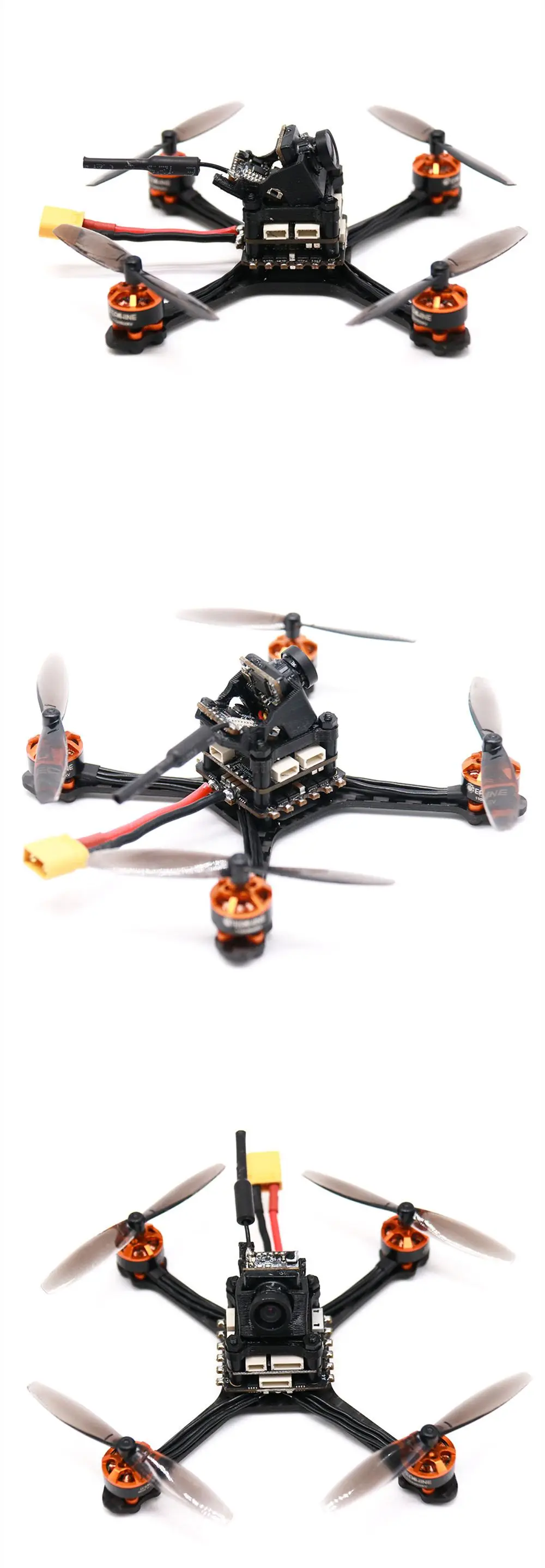 Eachine Tyro69 105 мм F4 OSD 2,5 дюйма 2-3S PNP DIY FPV гоночный Дрон с камерой Caddx Beetle V2 1200TVL RC вертолеты