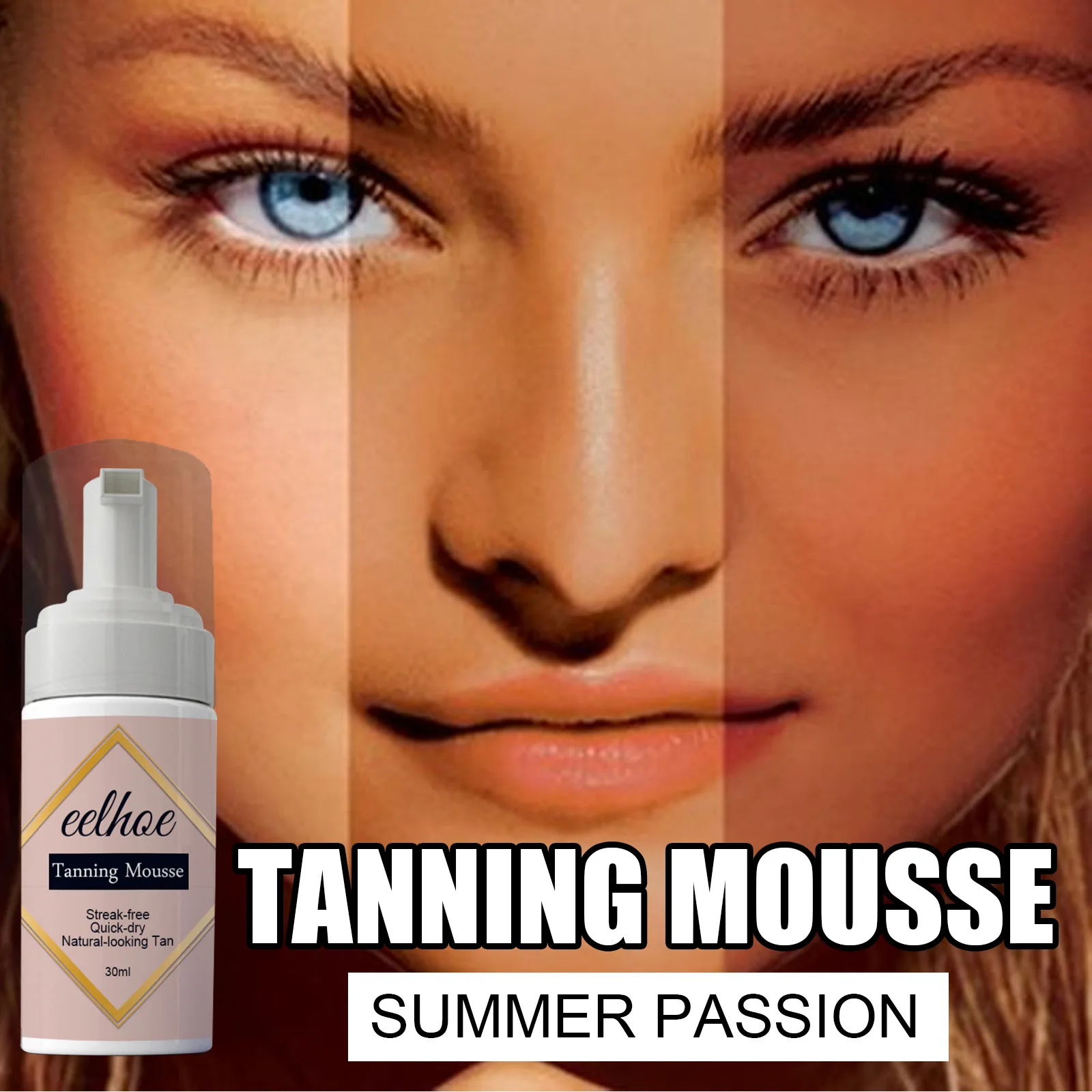 Sunless Tanning Self Tan Organic Long Lasting Natural Fake Beach Freeship Long Lasting Suntan Mousse Tan Lotion Body Tanning